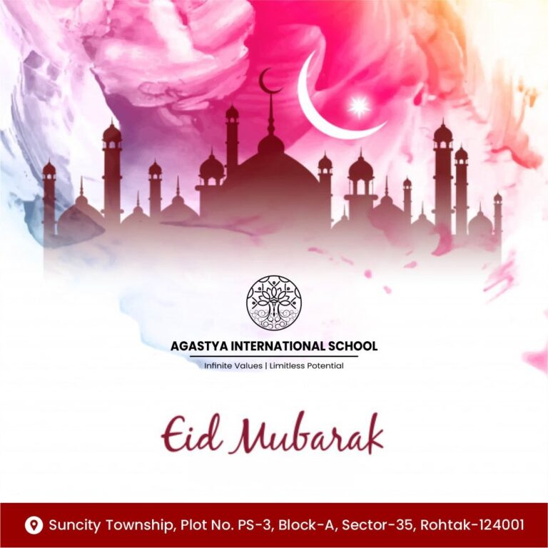 Agastya International School wishes  everyone a Very Happy and Joyful Eid…