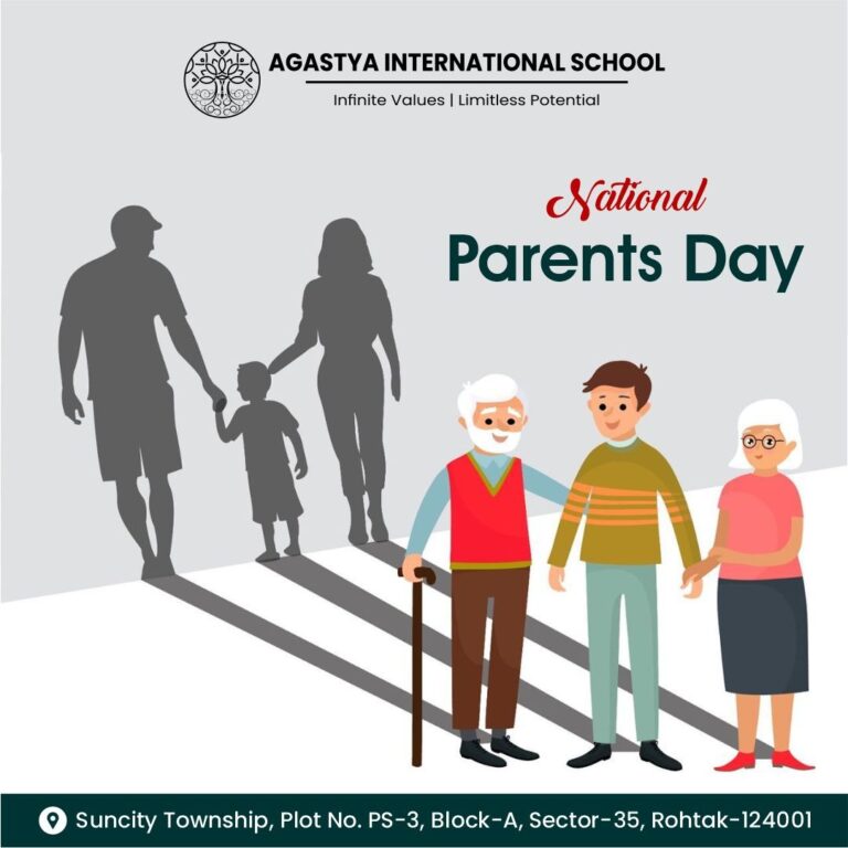 Agastya wishes a Happy Parents Day to all